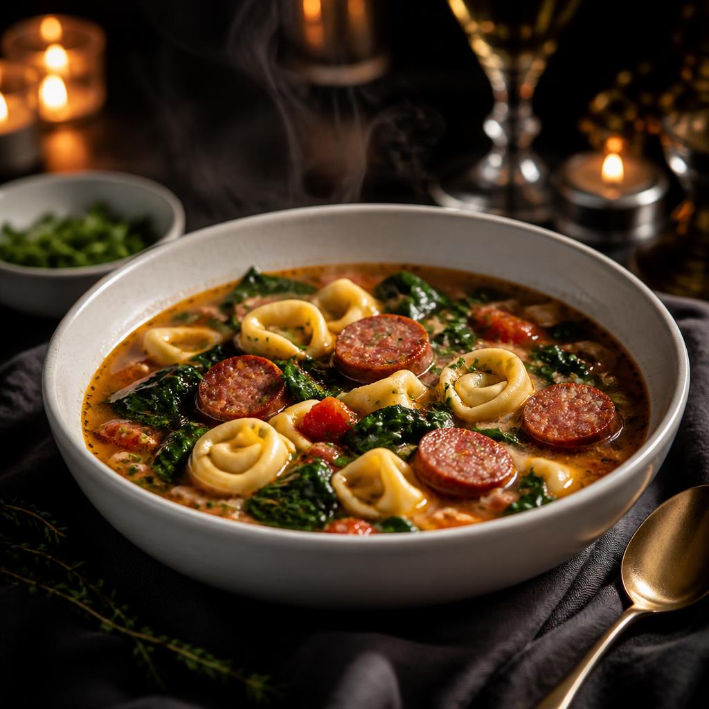 Tortellini Kielbasa Soup