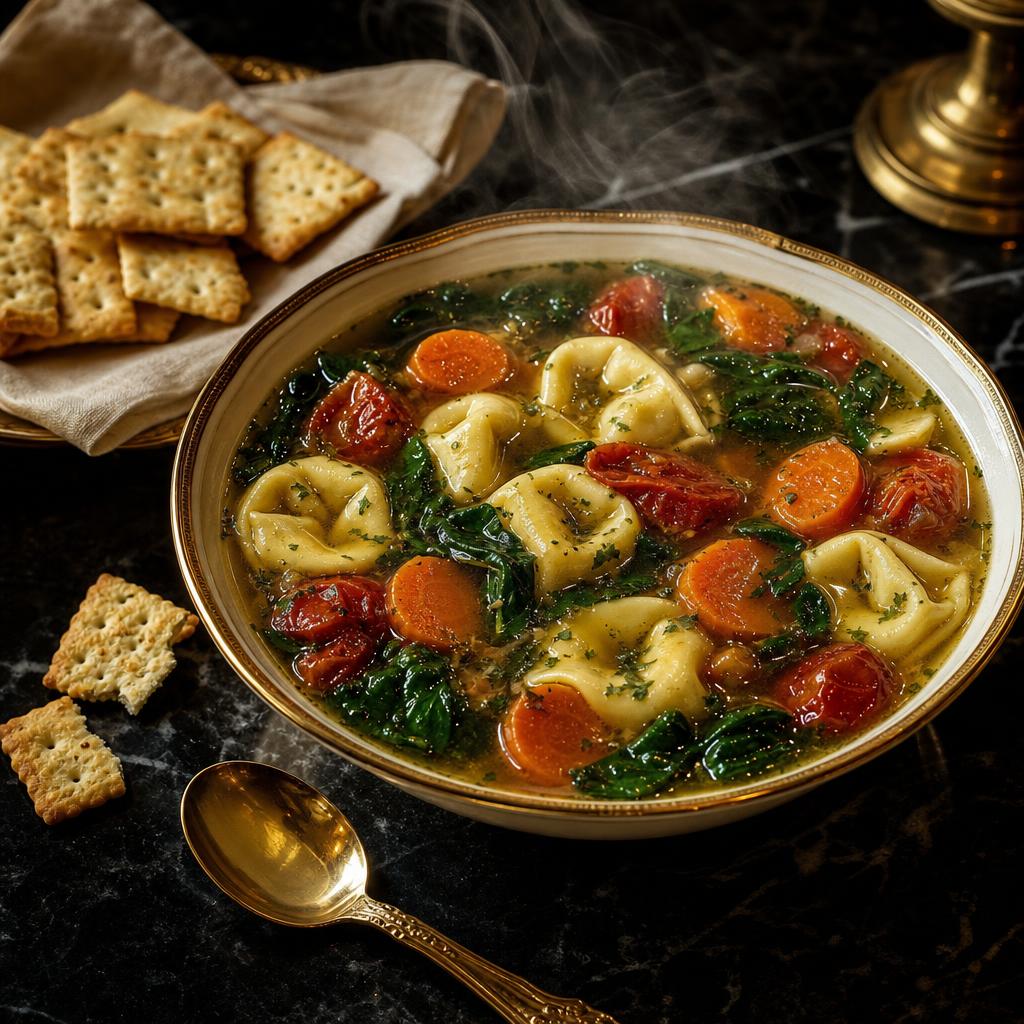 Vegan Tortellini Soup